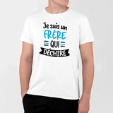 T-Shirt Homme Frère qui déchire Blanc