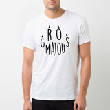 T-Shirt Homme Gros matou Blanc