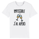 T-Shirt Homme Impossible j'ai apéro 