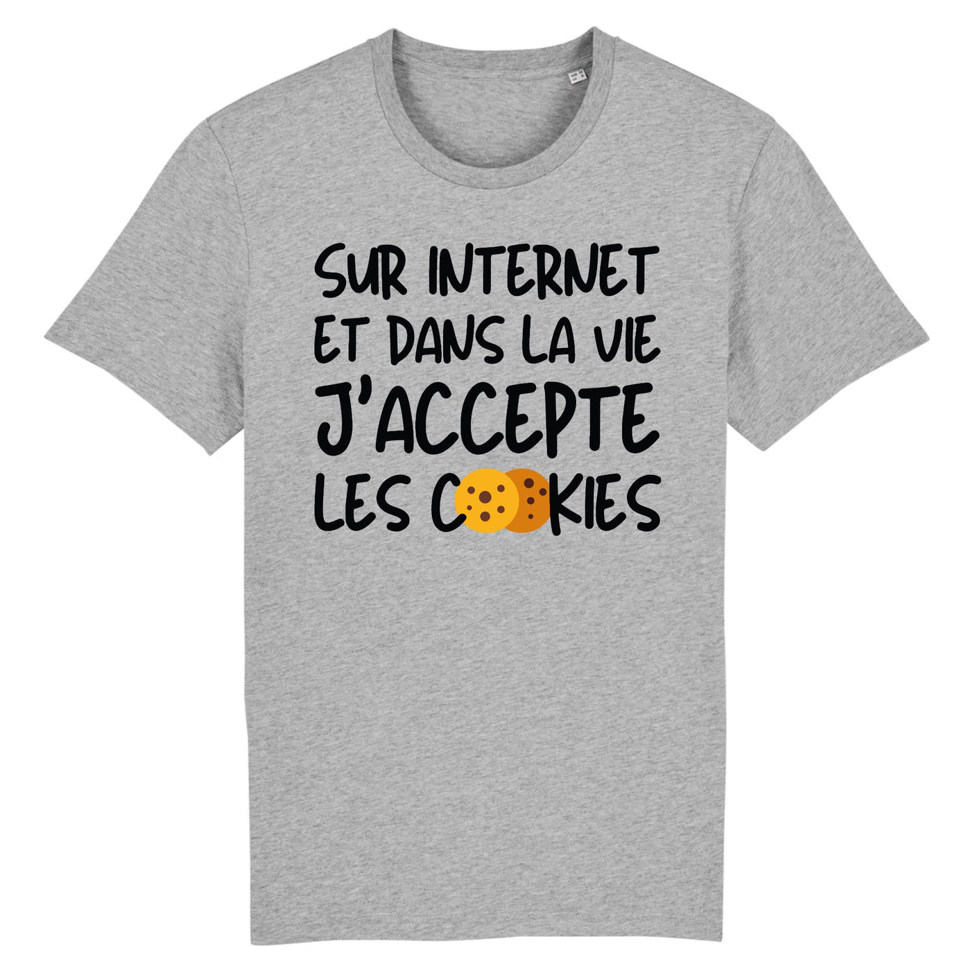 T-Shirt Homme J'accepte les cookies 