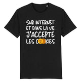 T-Shirt Homme J'accepte les cookies 