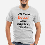 T-Shirt Homme J'ai croisé Rocco Gris