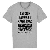 T-Shirt Homme J'ai deux filles magnifiques 