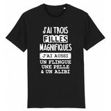 T-Shirt Homme J'ai trois filles magnifiques 