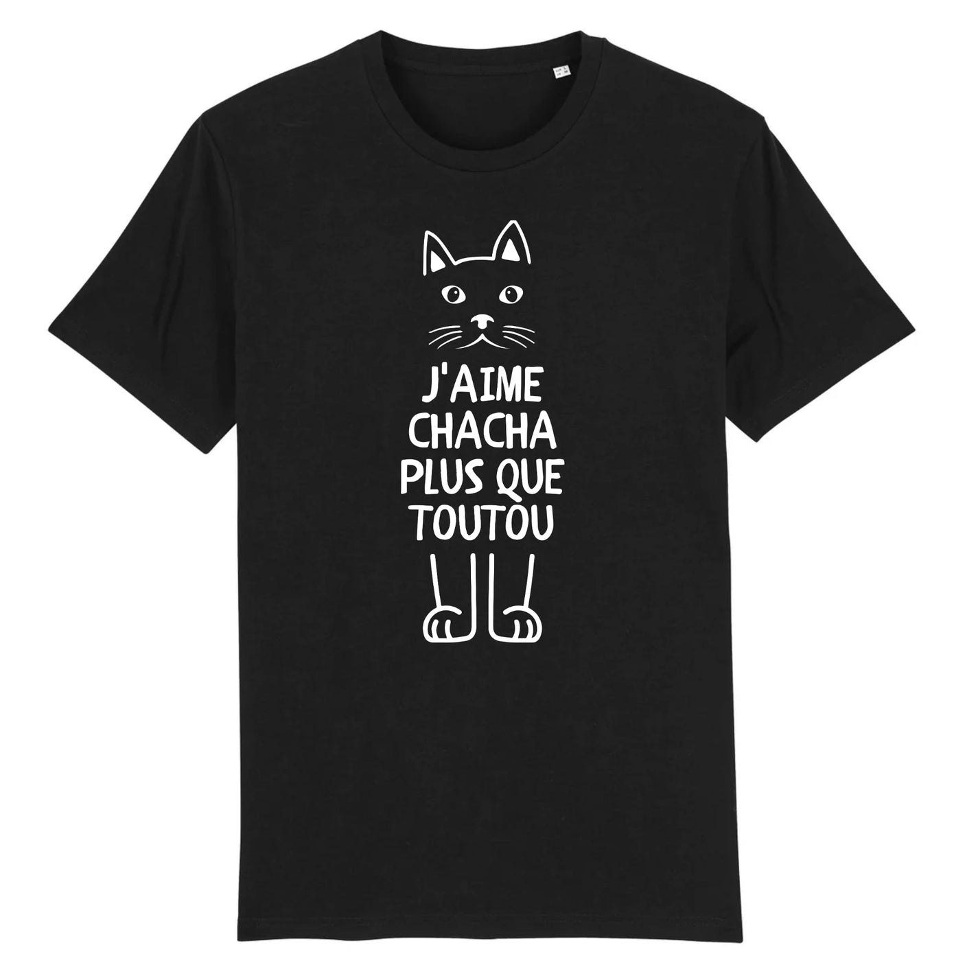 T-Shirt Homme J'aime chacha plus que toutou 