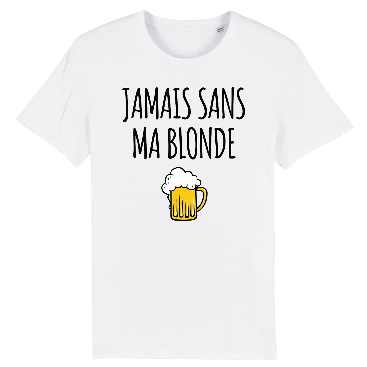 T-Shirt Homme Jamais sans ma blonde 