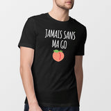 T-Shirt Homme Jamais sans ma go Noir