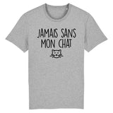 T-Shirt Homme Jamais sans mon chat 