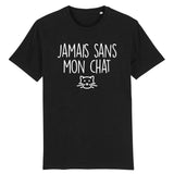 T-Shirt Homme Jamais sans mon chat 