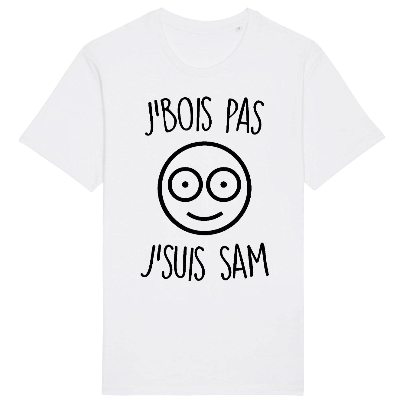 T-Shirt Homme J'bois pas j'suis Sam 