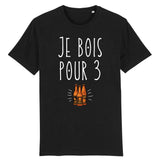 T-Shirt Homme Je bois pour 3 