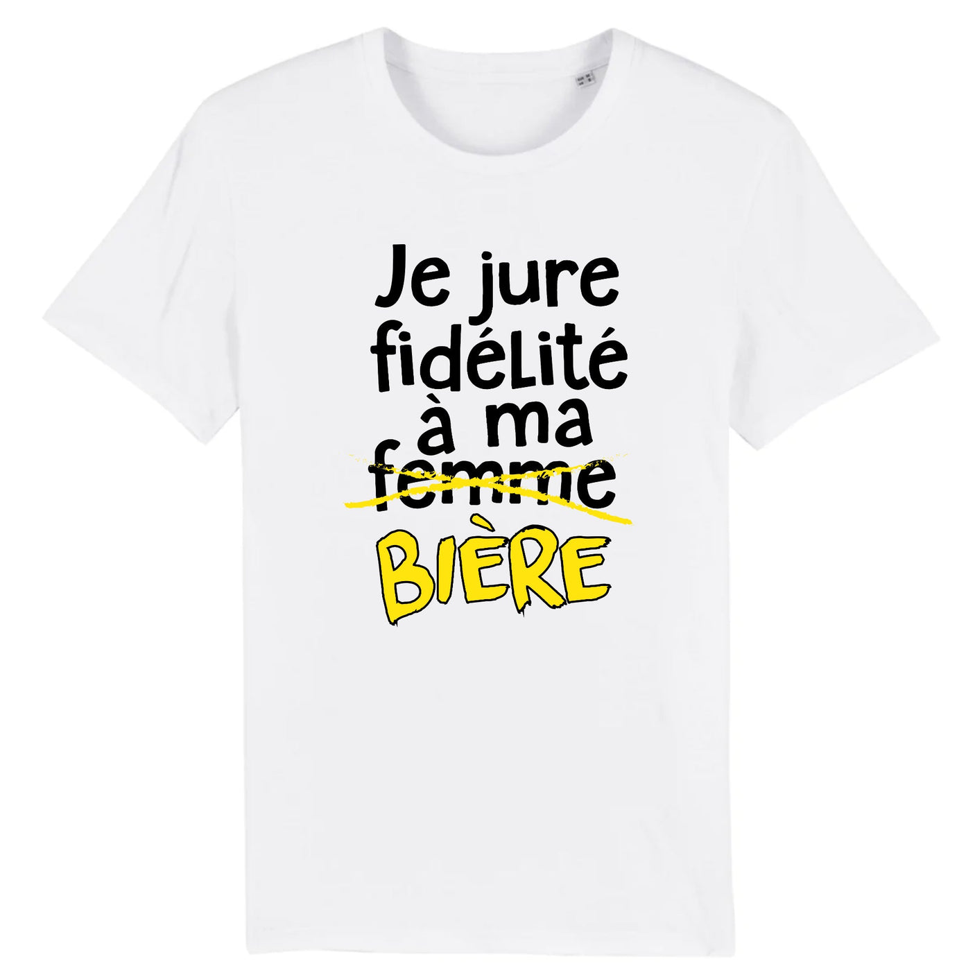 T-Shirt Homme Je jure fidélité à ma bière 