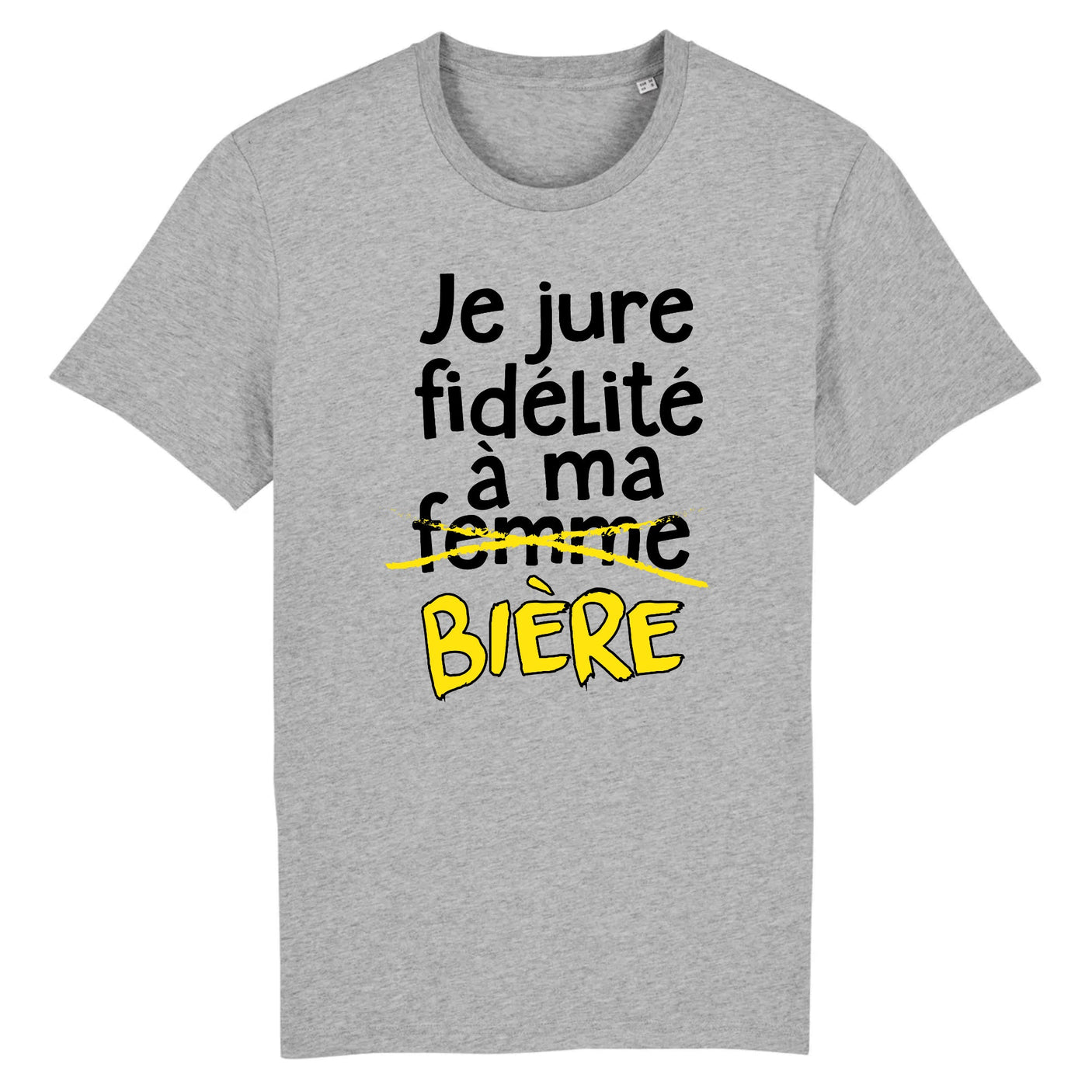 T-Shirt Homme Je jure fidélité à ma bière 