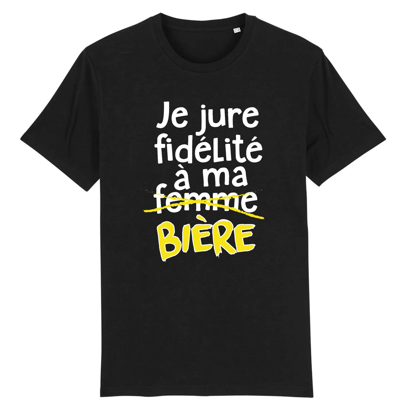 T-Shirt Homme Je jure fidélité à ma bière 