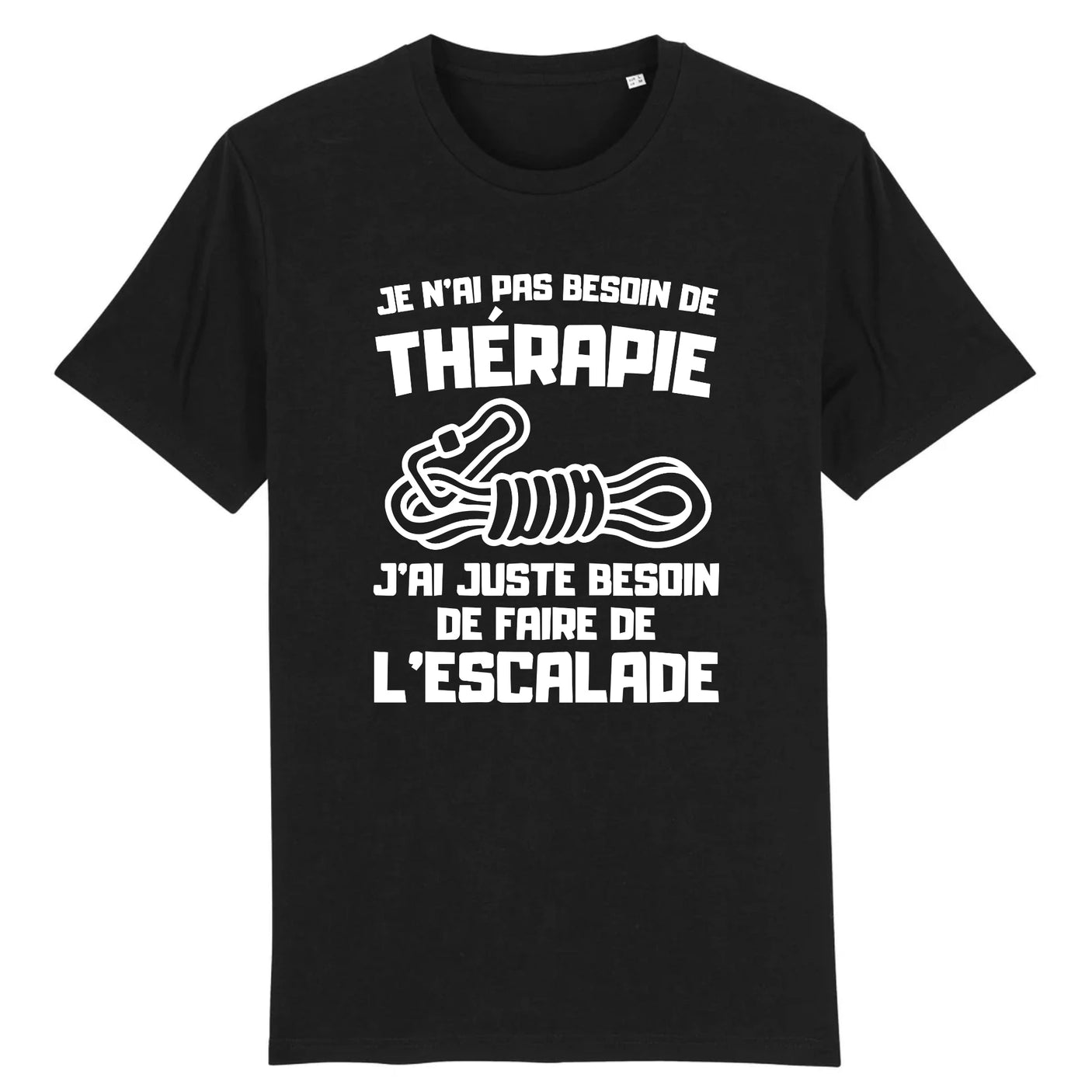 T-Shirt Homme Je n'ai pas besoin de thérapie juste d'escalade 