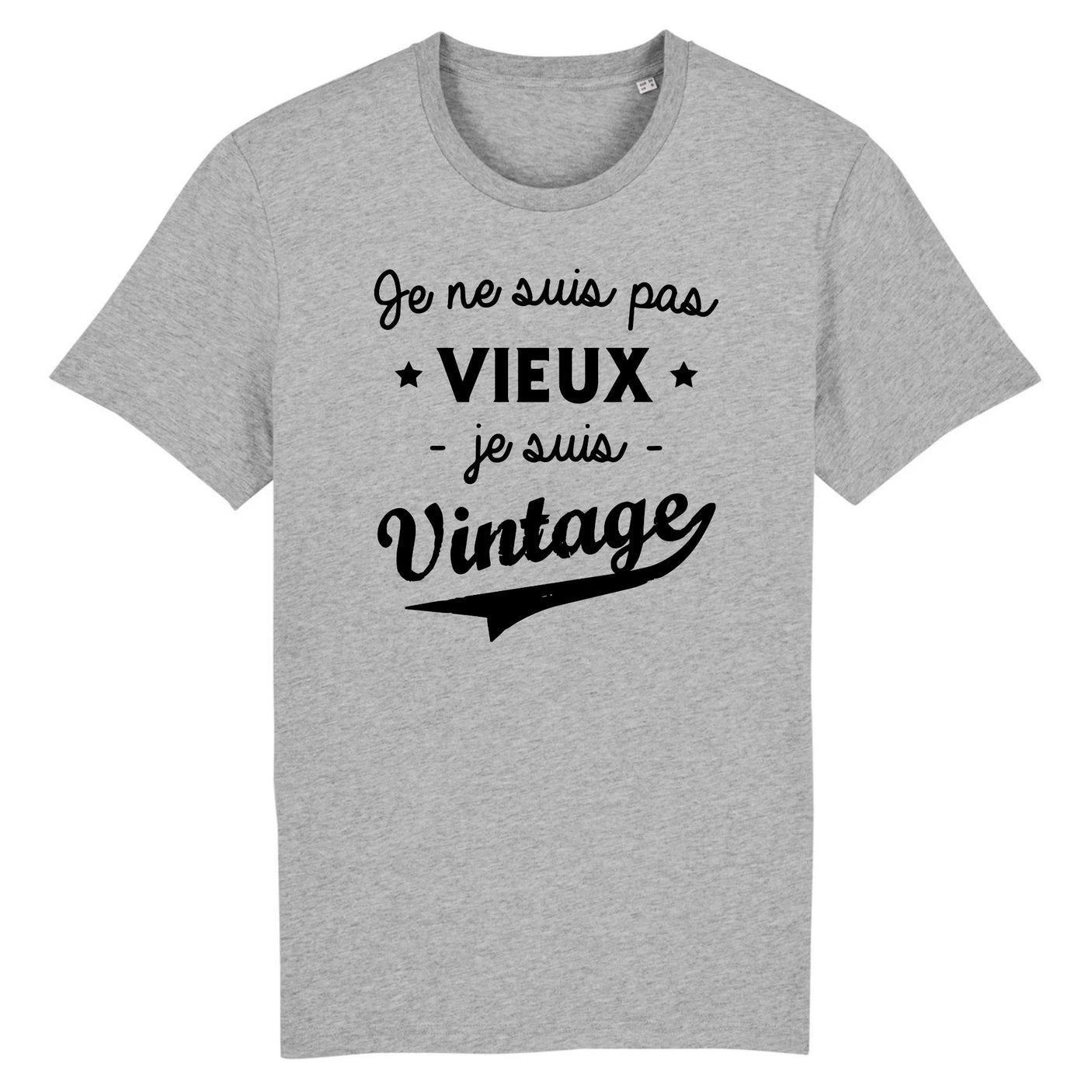 T-Shirt Homme Je ne suis pas vieux je suis vintage 