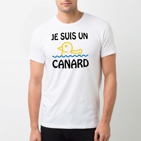 T-Shirt Homme Je suis un canard Blanc