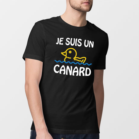 T-Shirt Homme Je suis un canard Noir