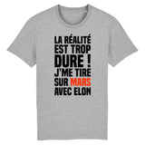 T-Shirt Homme J'me tire sur Mars avec Elon 