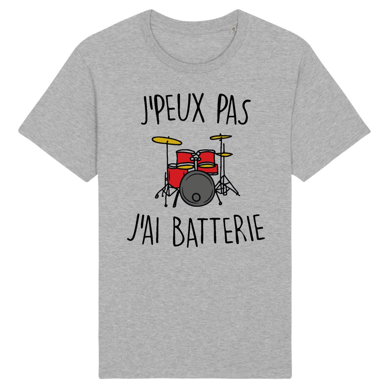 T-Shirt Homme J'peux pas j'ai batterie 