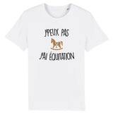 T-Shirt Homme J'peux pas j'ai équitation 