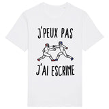 T-Shirt Homme J'peux pas j'ai escrime 