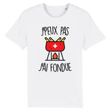 T-Shirt Homme J'peux pas j'ai fondue 