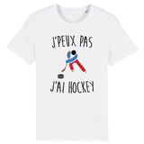 T-Shirt Homme J'peux pas j'ai hockey 