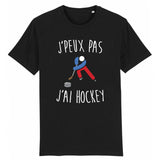 T-Shirt Homme J'peux pas j'ai hockey 