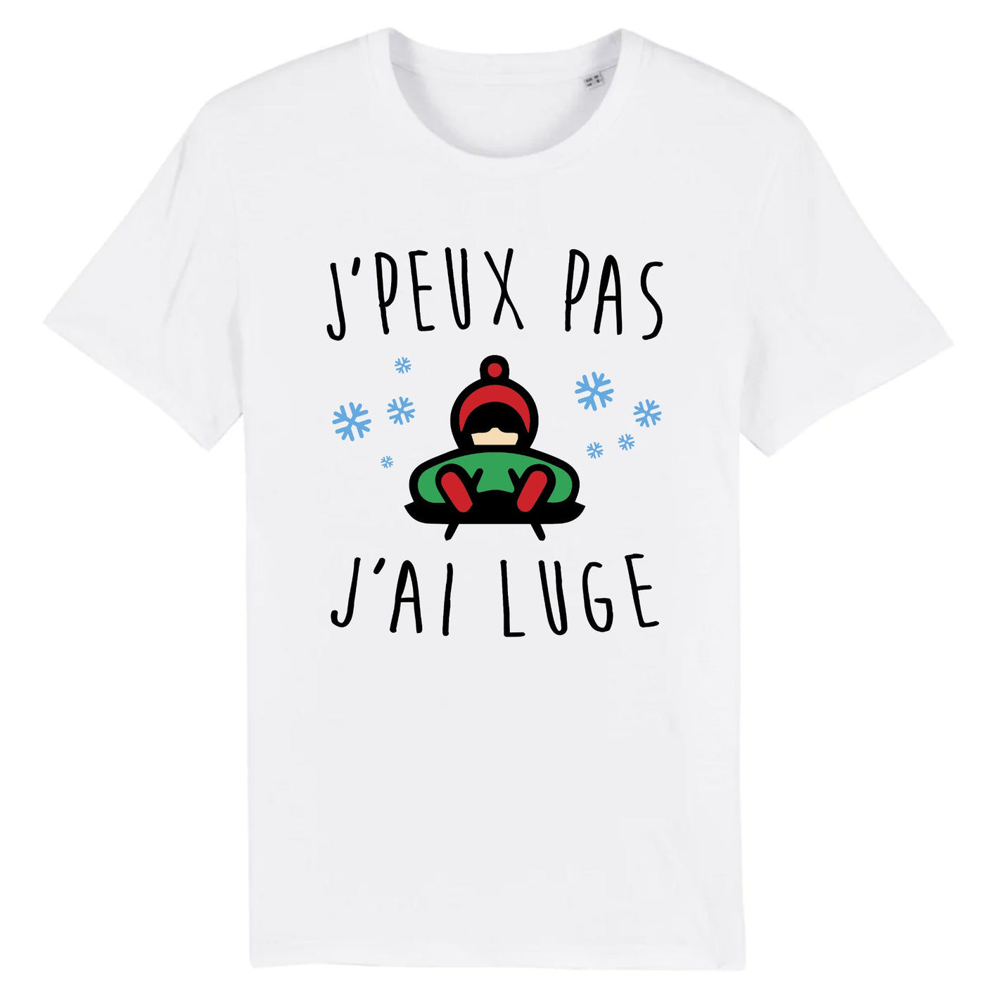 T-Shirt Homme J'peux pas j'ai luge 