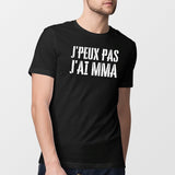 T-Shirt Homme J'peux pas j'ai MMA Noir