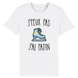 T-Shirt Homme J'peux pas j'ai patin 