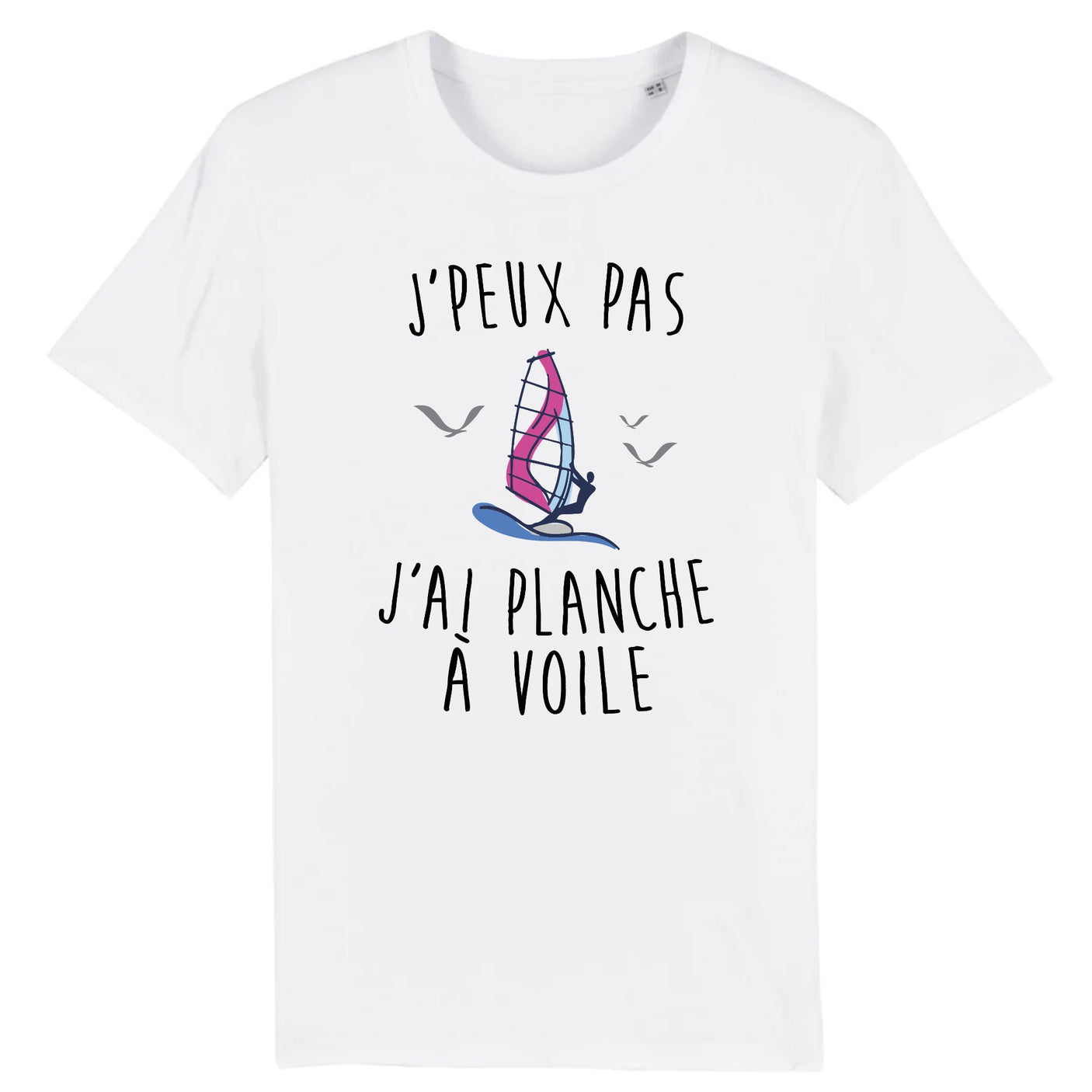 T-Shirt Homme J'peux pas j'ai planche à voile 