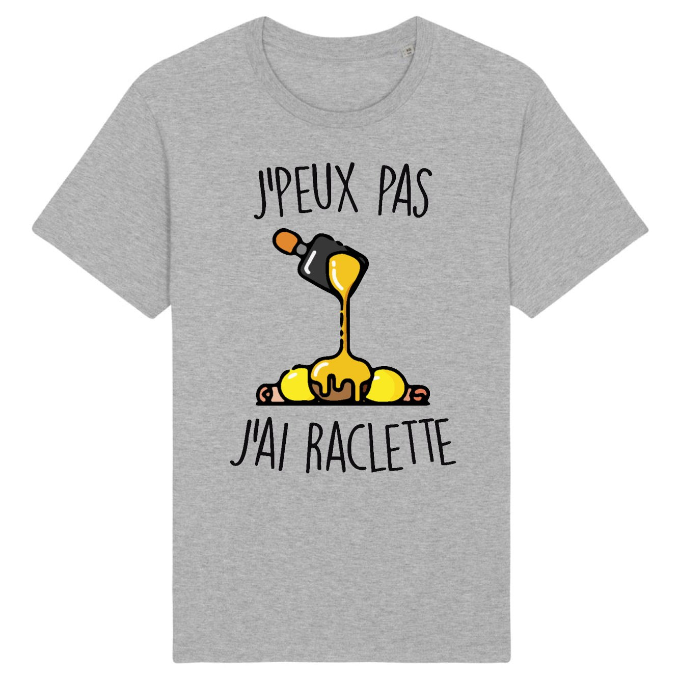 T-Shirt Homme J'peux pas j'ai raclette 