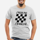 T-Shirt Homme J'peux pas j'ai rallye Gris