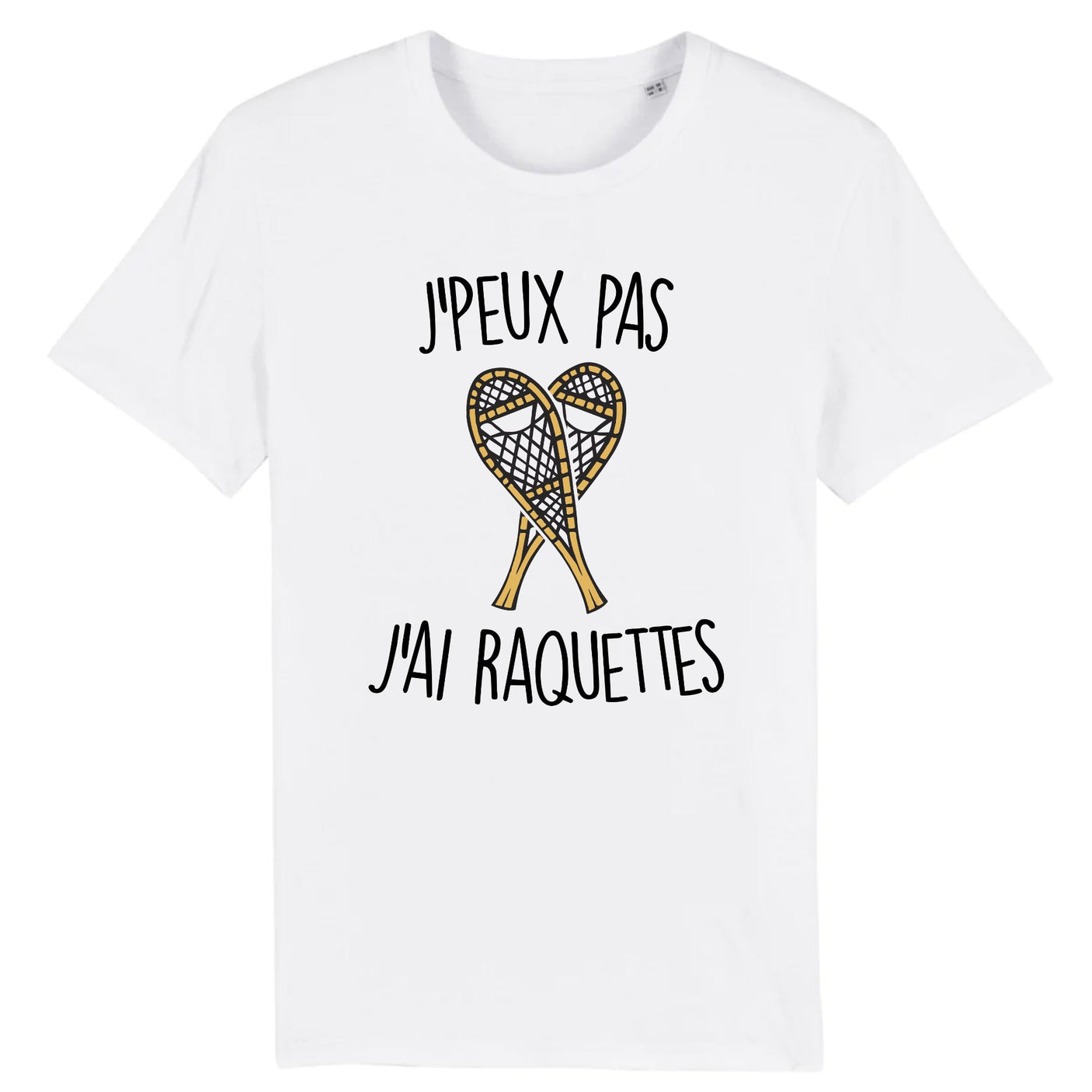 T-Shirt Homme J'peux pas j'ai raquettes 