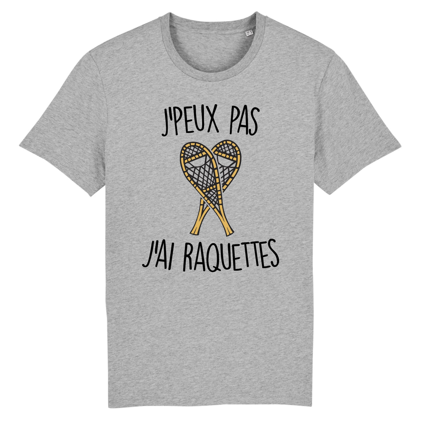 T-Shirt Homme J'peux pas j'ai raquettes 