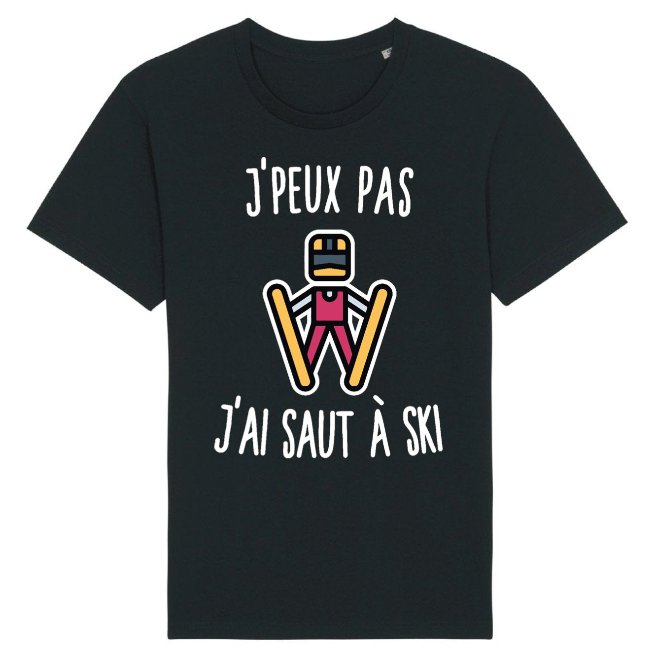 T-Shirt Homme J'peux pas j'ai saut à ski 