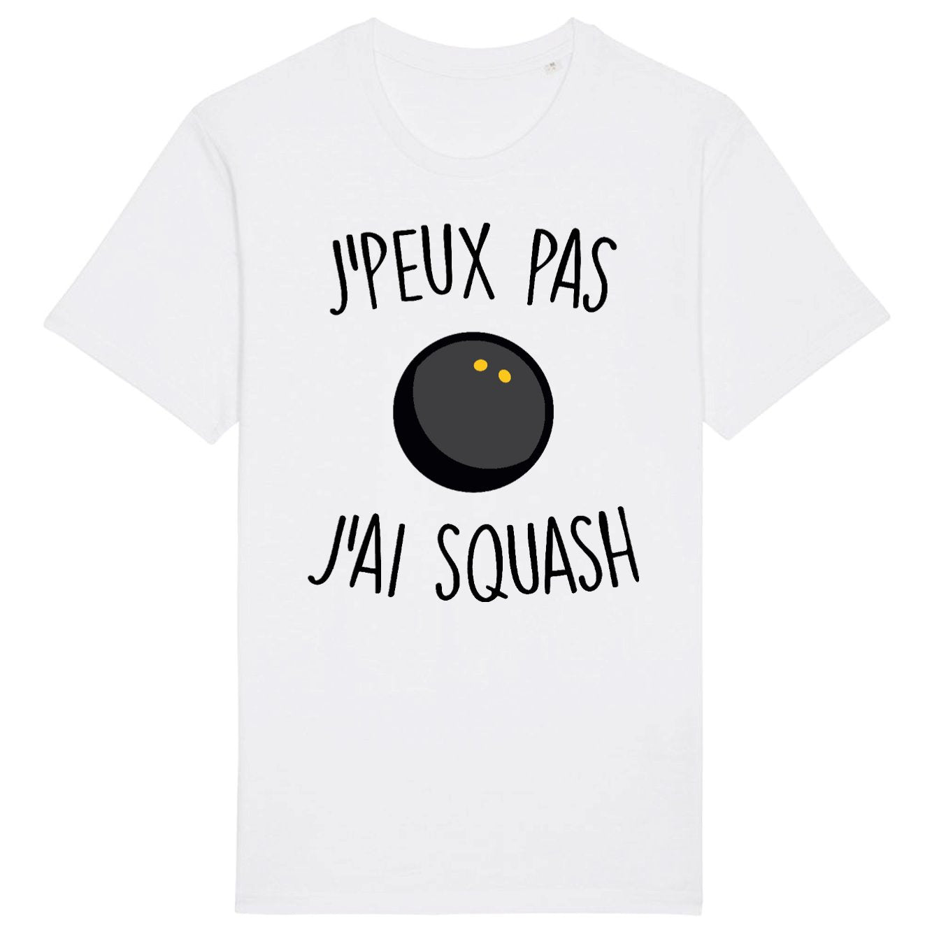 T-Shirt Homme J'peux pas j'ai squash 