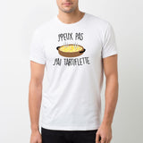 T-Shirt Homme J'peux pas j'ai tartiflette Blanc