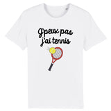 T-Shirt Homme J'peux pas j'ai tennis 