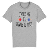 T-Shirt Homme J'peux pas j'ai tennis de table 