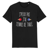 T-Shirt Homme J'peux pas j'ai tennis de table 