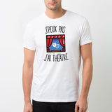 T-Shirt Homme J'peux pas j'ai théâtre Blanc