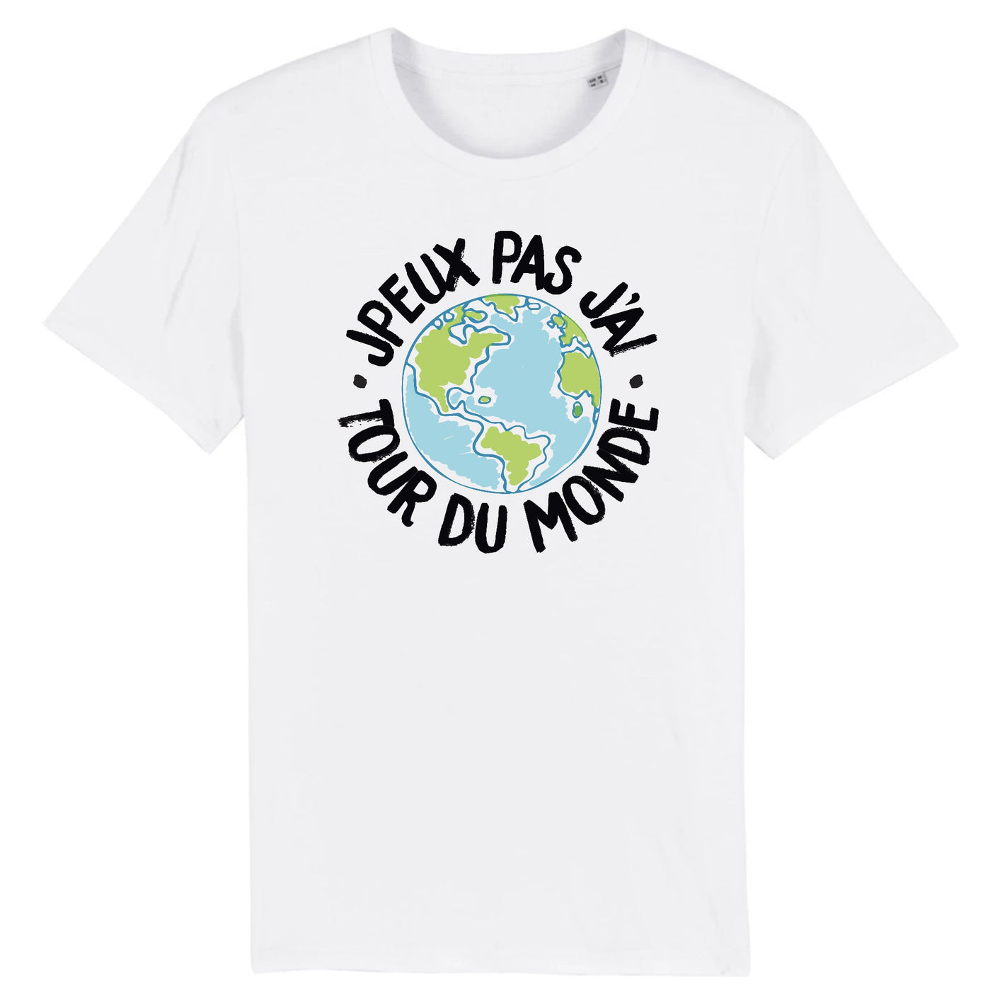 T-Shirt Homme J'peux pas j'ai tour du monde 