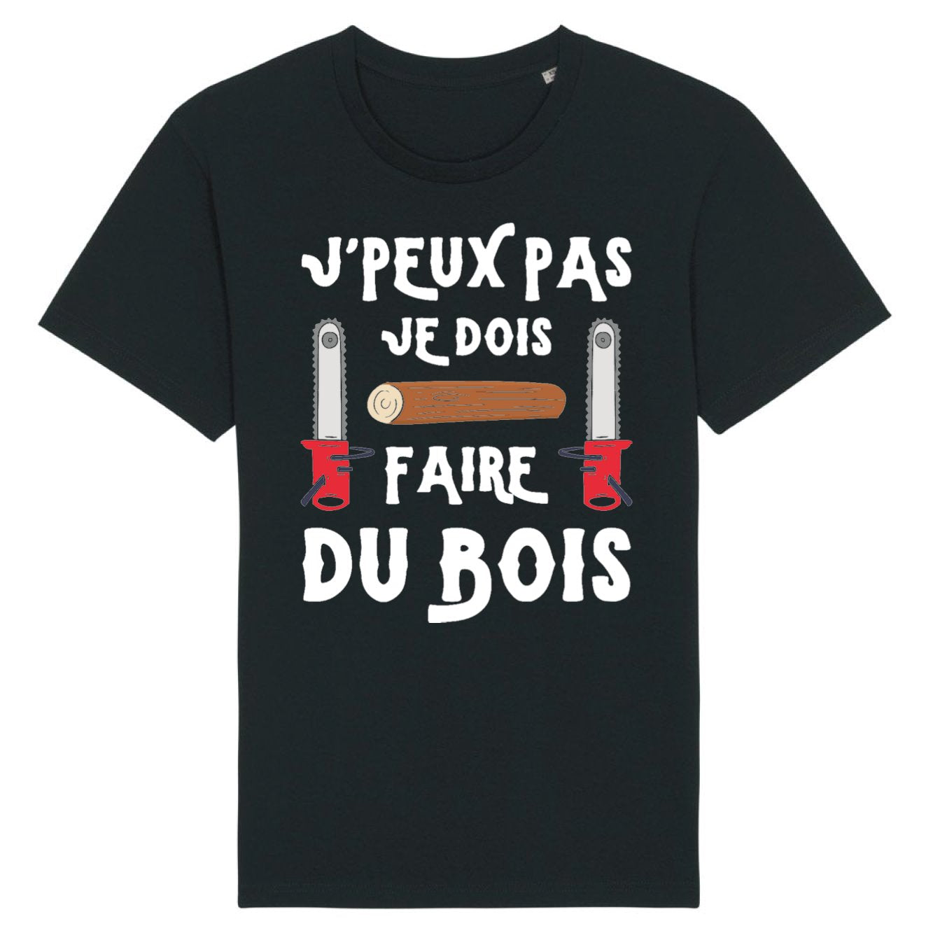 T-Shirt Homme J'peux pas je dois faire du bois 