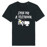 T-Shirt Homme J'peux pas je télétravail 