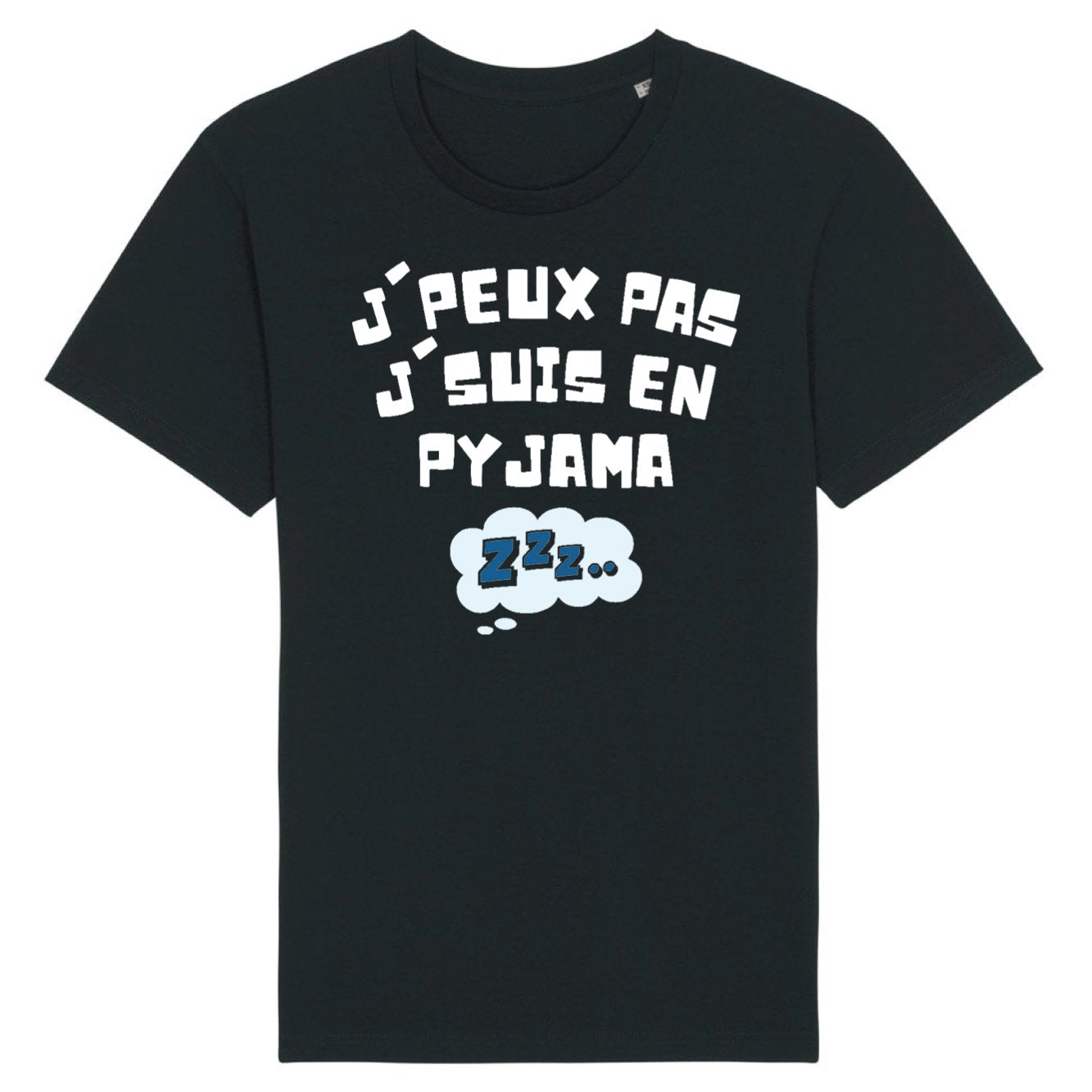 T-Shirt Homme J'peux pas j'suis en pyjama 