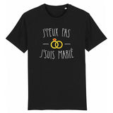 T-Shirt Homme J'peux pas j'suis marié 