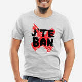 T-Shirt Homme J'te ban Gris